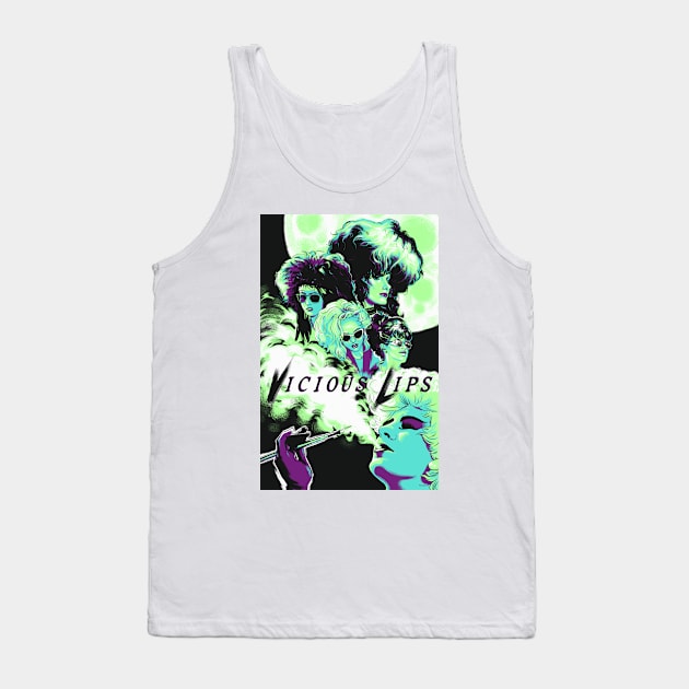 Vicious Lips Movie Art Tank Top by PhilRayArt